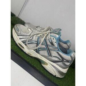 ASICS AHAR+ GEL-STRATUS SZ 9.5 TN7A5 SILVER Blue GRAY RUNNING SNEAKERS